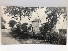 Postcard Oldest Windmill on Cape Cod Eastham Massachusetts Real Photo Unposted picture