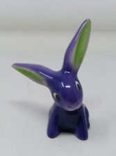 Vintage Goebel Purple  Rabbit Figurine West Germany Long Ear Bunny picture