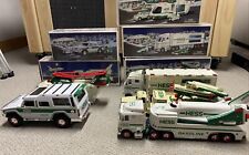 Lot of 5 Hess trucks open box picture