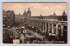 London England, The Central Meat Market, Smithfield, Antique Vintage Postcard picture
