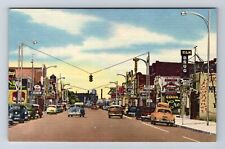 Tucumcari NM-New Mexico, Coca-Cola, Drugstore, Café, Antique Vintage Postcard picture