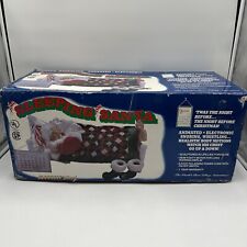 Vintage Telco Motion-ettes SLEEPING SANTA Animated Snoring Whistling in Bed 1992 picture