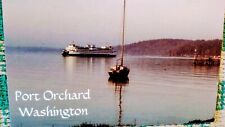 BEAUTIFUL POST CARD SUPER-FERRY PORT ORCHARD WASHINGTON picture