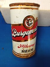 Burgemeister    flat top beer can , Warsaw Ill  Empty can picture
