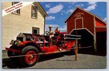 eStampsNet - Old Fire Engine Heritage Park Clagary Alberta Postcard picture