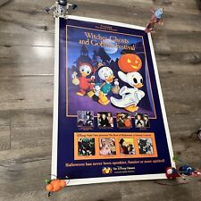 Rare 1988 Witches, ghost and goblins Disney Channel office promotional poster picture