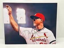 Mark McGwire Cardinals Signed Autographed Photo Authentic 8X10 COA picture