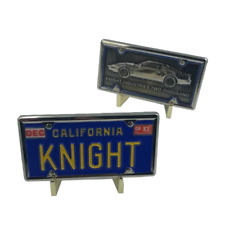 KK-017 Knight Rider KITT License Plate Challenge Coin Medallion picture