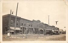 J17/ Chatfield Minnesota RPPC Postcard c1926 East Side Main St Stores 16 picture