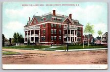 Home for Aged Broad Street Providence RI Rhode Island Postcard  picture
