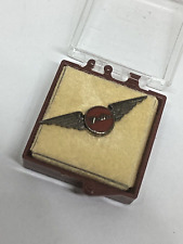 DELTA AIR LINES STERLING SILVER LAPEL PIN 1940'S in Original Box picture
