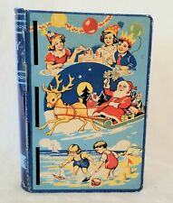 1930's English Chad Valley Tin Litho Bank Birthdays, Christmas & Beach Vacations picture