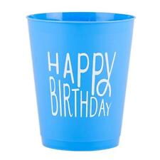 Cocktail Party Cups Happy Birthday Size 4.25in h, 8 count Pack of 6 picture