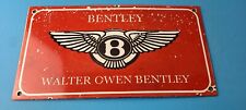 Vintage Bentley Sign - Porcelain Automobile Sign - Gas Car Pump Garage Auto Sign picture