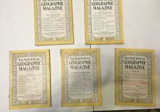 Vintage National Geographic Magazine 1934-35 -36 -38 Old Santa German Army Lot 5 picture