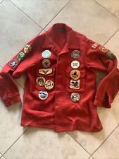 vintage boy scouts wool official jacket with patches 1960’s 1970’s picture