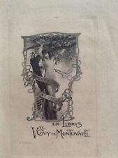Ex-libris GUYON DE MONTLIVAULT (Viscount Guy), G1720, by RAY M. grav. Muller L. picture