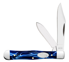 Case xx Swell Center Jack 23444 Blue Pearl Kirinite Stainless Pocket Knife picture