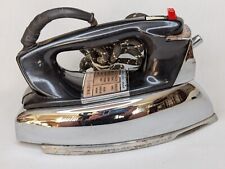 Vintage General Electric 41F81 Steam Iron 1100 Watts - Heats - Taped Cord picture