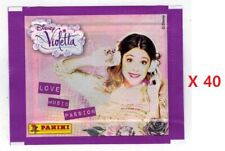 Violetta 4th Series Disney Lot 40 Packs Stickers Panini picture