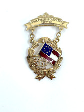 10k Yellow Gold Philadelphia Chapter UDC United Daughters of  Confederate Pin picture