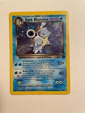 Pokémon Card TCG Dark Blastoise Team Rocket 3/82 Unlimited Holo Rare MP - DMG picture