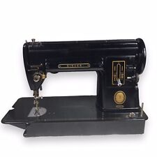 Singer Model 301A Sewing Machine UNTESTED As Is Black Antique Vintage HTF picture