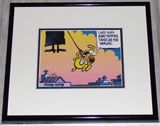 MIKE PETERS GRIMMY FRAMED COMIC STRIP CARD MARY POPPINS picture