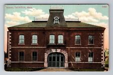Taunton MA-Massachusetts, Armory, Antique Vintage Souvenir Postcard picture