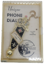 Burlington Iowa Jeweled Crown Unique Phone Dialer picture