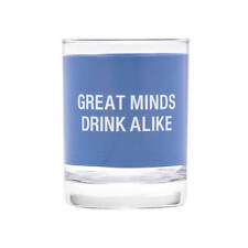 Say What - Rocks Glass: Great Minds Drink Alike - Glass - Drinkware picture