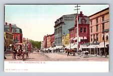 Portsmouth NH-New Hampshire, Congress Street, Advertising, Vintage Postcard picture