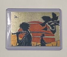 Samurai Champloo Platinum Plated Artist Signed “Anime Classic” Trading Card 1/1 picture
