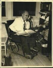 1937 Press Photo Infantile Paralysis Patient Elmer H. Gillespie, New Orleans picture