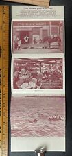 1940s San Francisco Robert's At The Beach Antique Foldout Mailer Postcard Unused picture