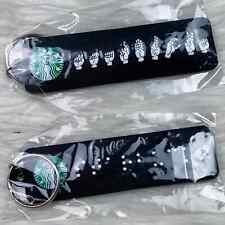 Starbucks ASL Sign Language Braille Deaf Blind Rubber Keychain NEW picture