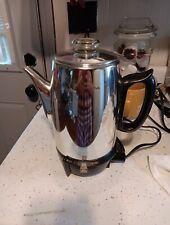 VTG GE General Electric 10 Cup Percolator Coffee Maker  made in USA Works picture