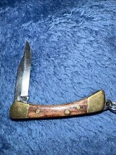 Puma miniature stag wood  pocket knife vintage picture