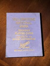 Early 1900 Yellowstone National Park Souvenir Playing Cards Gold Edge picture