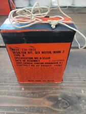 USAF USN Pilot SEA WATER DESALTER KIT Survival NOS Ionic Chemical Co Military  picture