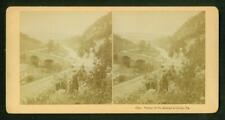 a875, Kilburn Bros Stereoview, #2765, Cumberland Narrows & Wills Creek MD, 1880s picture