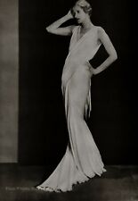 1933/75 MAN RAY Vintage Fashion Female White Dress Art Deco Photo Engraving picture
