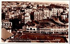 Vintage PostCard RPPC Pavilion, Putting Green and Hotels Seen From Capstone Hill picture