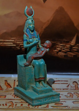Rare Ancient Egyptian large Statue of goddess Isis breastfeeding heavy stone picture