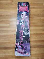 Disney Mr. Christmas Stepping Mickey Mouse Climbing Ladder Music Lights Read picture