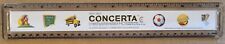 Concerta (ADHD) Pharmaceutical 12 Inch Plastic Ruler - New picture