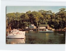 Postcard One of Maine's Picturesque Fishing Villages picture