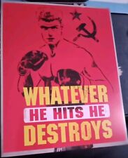 IVAN DRAGO Character DOLPH LUNDGREN  (ROCKY) Large Card Artwork 2015 MGM Studios picture