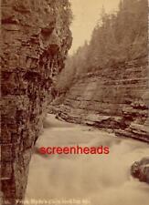 C1870s STEREOVIEW PHOTO ADIRONDACKS NEW YORK From Hyde's Cave Looking Up BALDWIN picture