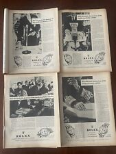 1957 Rolex vintage Men’s Watch Destiny Series poster 1957 print Ads - Lot Of 4 picture